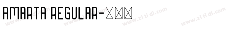 Amarta Regular字体转换